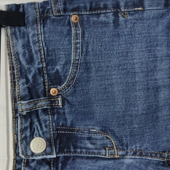 Aeropostale Cuffed Denim Shorty Shorts, Size 0 - Picture 3 of 8